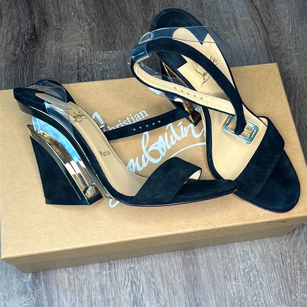 Christian Louboutin  Levitalo
Ankle Strap Wedge Sandal